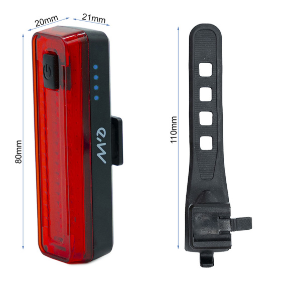 Feu arrière rechargeable EWL008