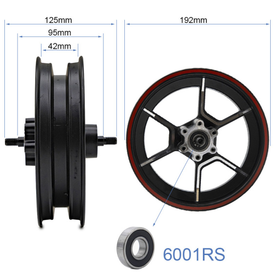 Roue avant Niu KQi300X