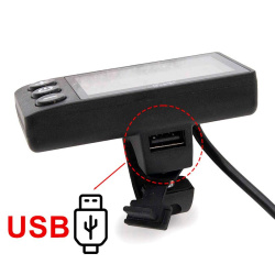 Display S866 with waterproof connector - with USB port [Ewheel]