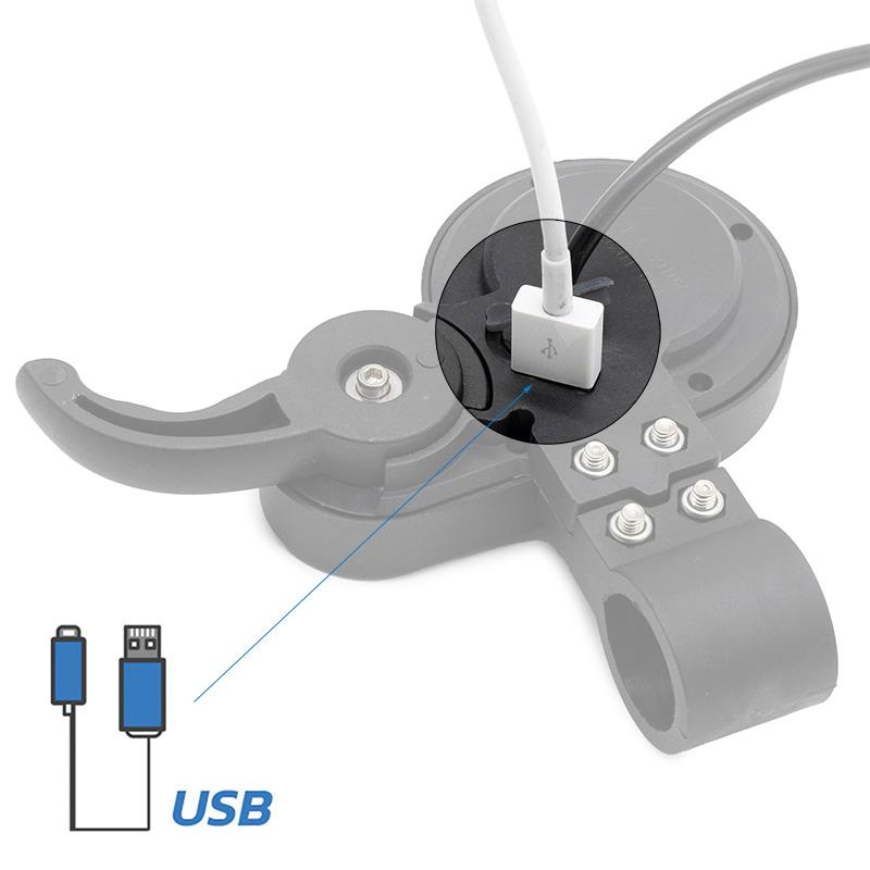 Ecran QS-S4 36/48V 6 broches avec accélérateur de pouce nouveau modèle