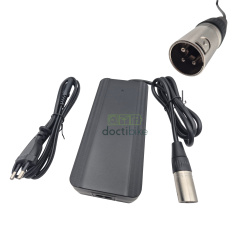 D-Power 36V charger (42V output) 2Ah XLR male for lithium-ion batteries
