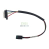 Cable motor to battery pack Phylion "SF-06S", 400mm (internal wu) drive Alu