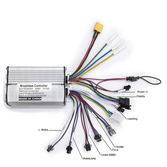 Kit electrónica GT100 36/60V 25A 500W