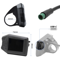 Kit electrónica para bicicleta EWEBK-001