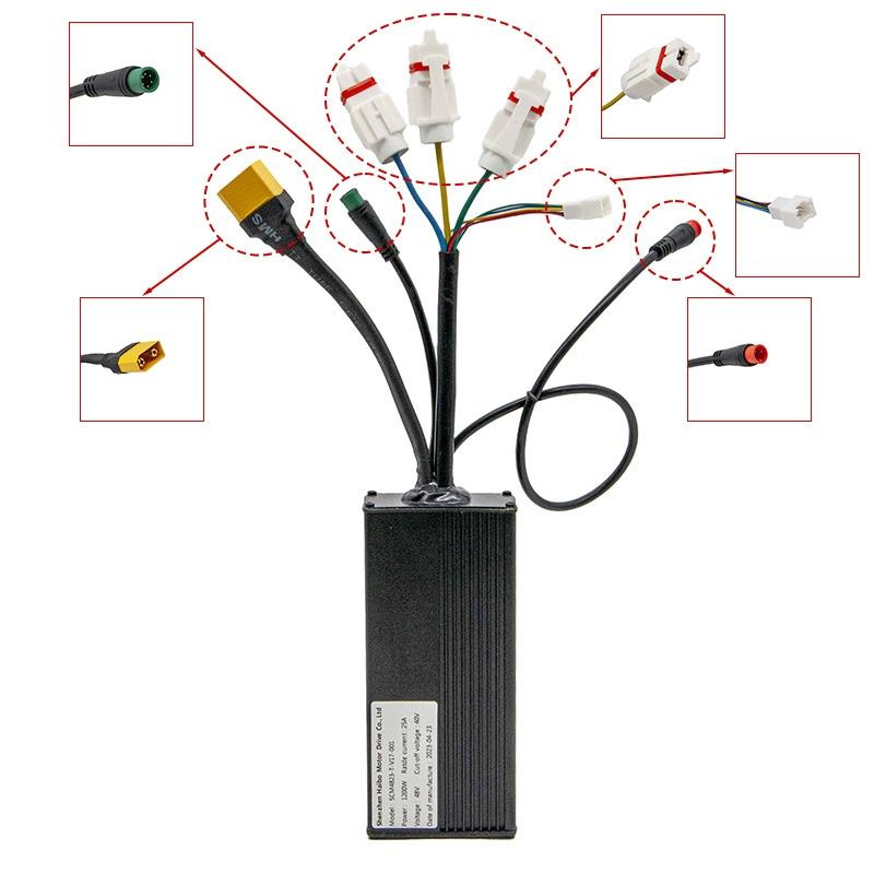 Kc4 48V 25A 1200W kit elettronico per Cecotec Bongo Z (connettore XT90) [Cecotec]