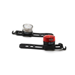 Set di luci LED anteriori e posteriori ricaricabili EWL001