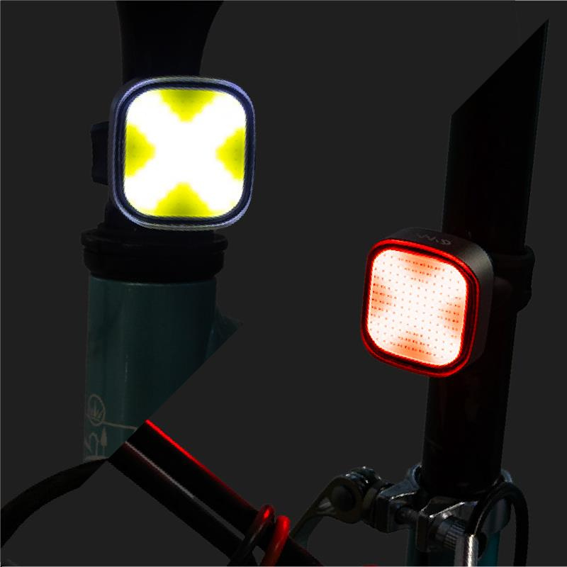 Juego de luces frontal y trasera recargable EWL004 alta potencia