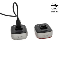 Juego de luces frontal y trasera recargable EWL004 alta potencia