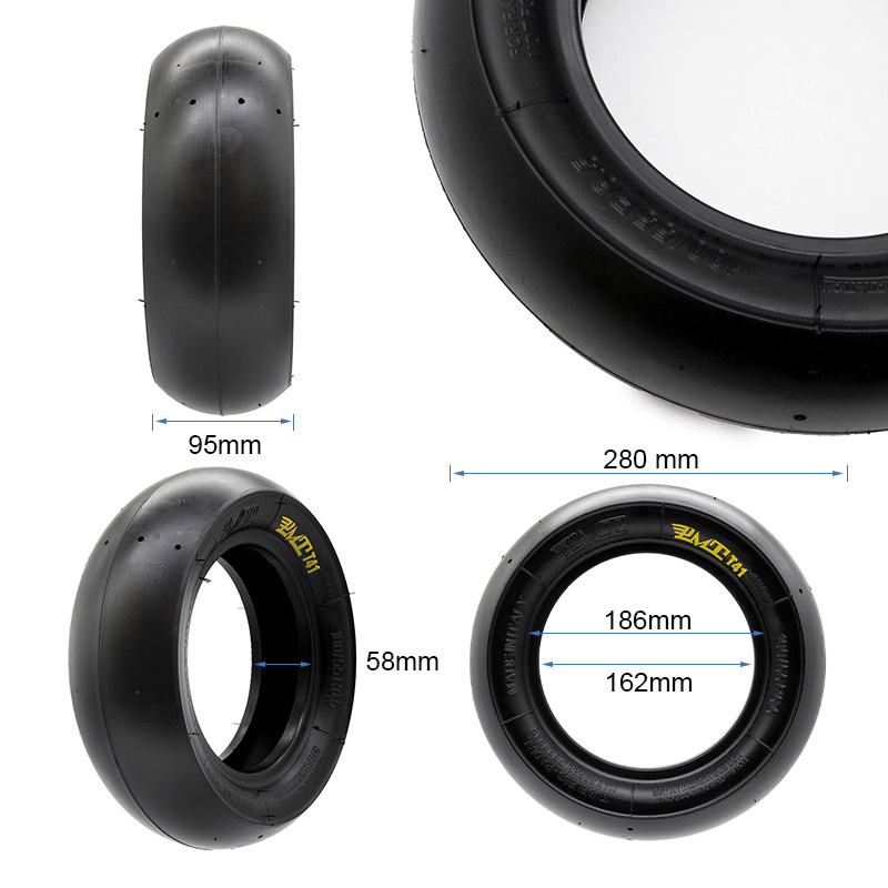 Neumático tubeless radial 100/55 R6,5 Slick [Pmt]