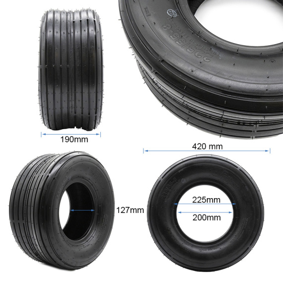 Tubeless Tire 18x9.5-8 / 225/55-8 Smooth [Feiben]