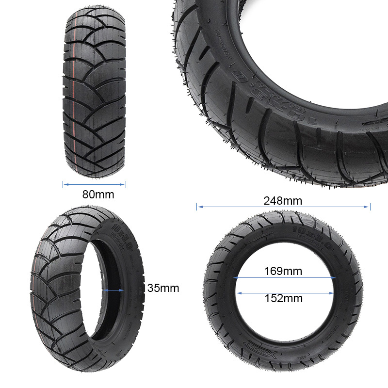 Tubeless-Reifen 10x3 (80/65-6) [Xuancheng]