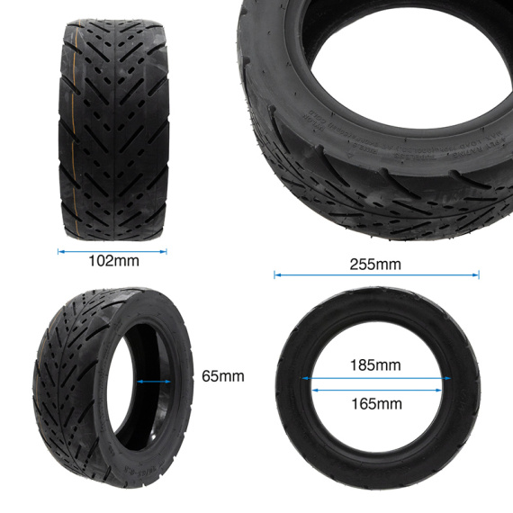 Pneu tubeless cityroad 90/65-6.5 avec GEL EWHEEL PANTHERURBAN