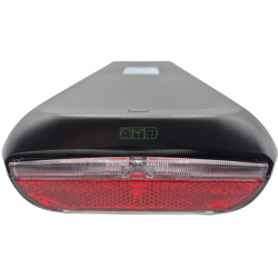 Batterie vélo Arcade Brooklyn 36V 8.8Ah, 9.6Ah et 13Ah - Porte-bagages - vue phare arrière