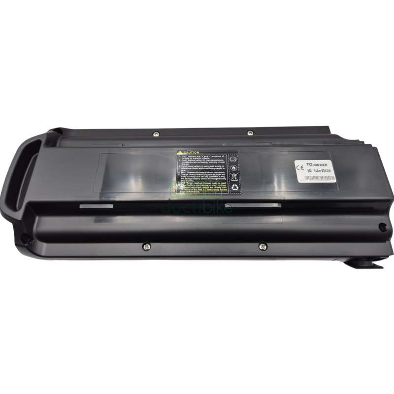 SF-01 Sparta E400 36V 10Ah bagagedrager accu, zwart