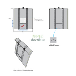 Doctibike Premium brandwerende beschermtas voor lithium-ionbatterijen