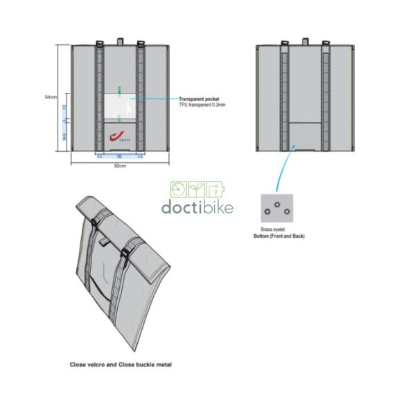 Doctibike Premium brandwerende beschermtas voor lithium-ionbatterijen