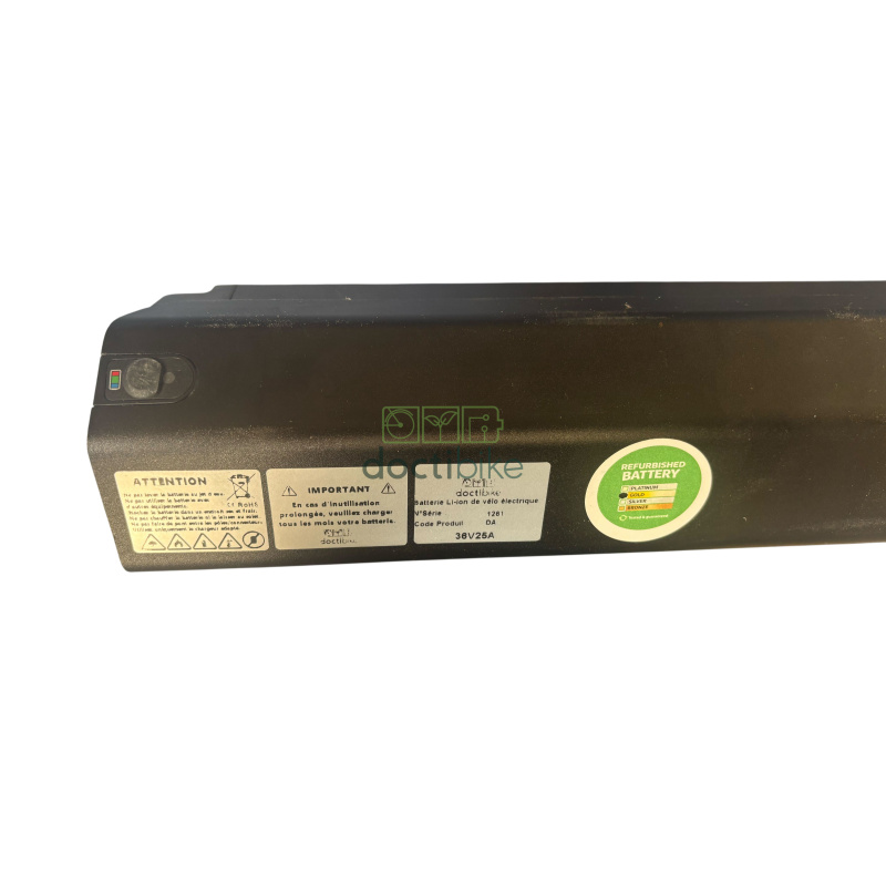 Batterie Crussis e-Largo 7,7 L / 8,7 L / 9,7 L 36V 25 Ah / 900 Wh pour vélo électrique Crussis - vue étiquette technique