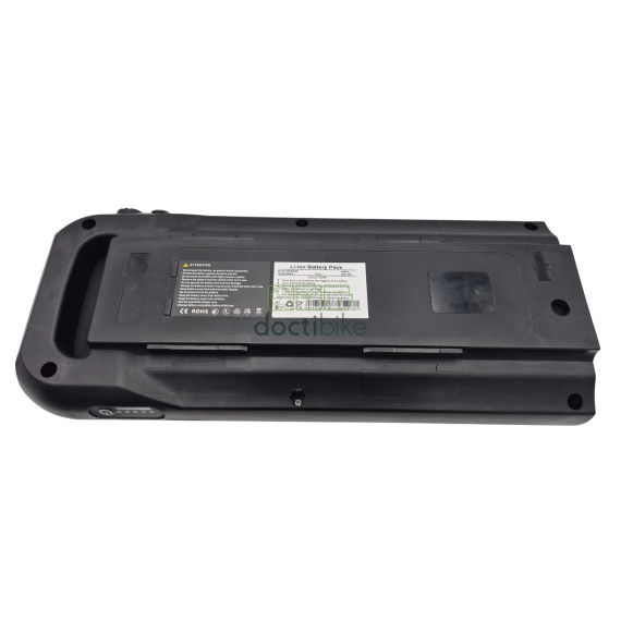 Batterie compatible Arcade/Pytes 36V 13Ah Smart BMS CAN BUS Bafang - vue dessous avec étiquette technique