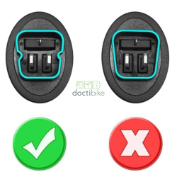 Chargeur rapide compatible Stella 36V 4Ah avec prise Stella ovale 3 broches