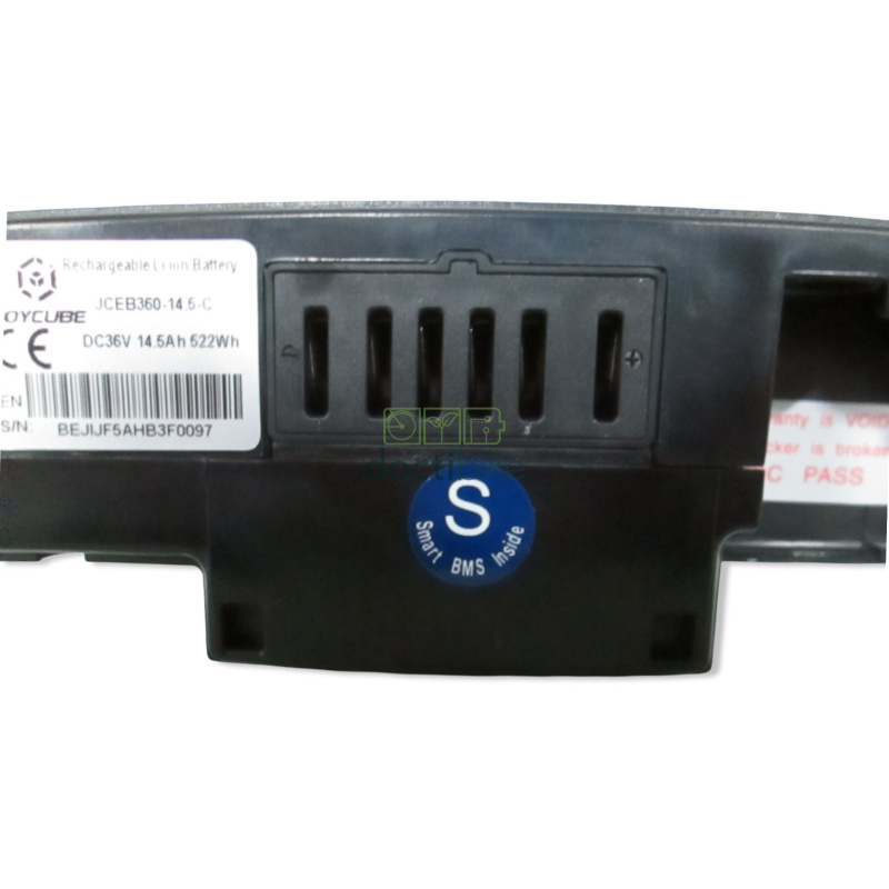 Batterie porte-bagages 36V 14Ah E-Going Gitane - vue partielle avec Connecteur de décharge