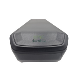 Batteria per bicicletta O2feel da 600 Wh con supporto da portapacchi per motorizzazione sulla ruota e OES - 36 V 16 Ah