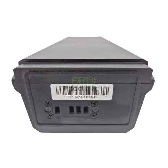 Batteria per bicicletta O2feel da 600 Wh con supporto da portapacchi per motorizzazione sulla ruota e OES - 36 V 16 Ah