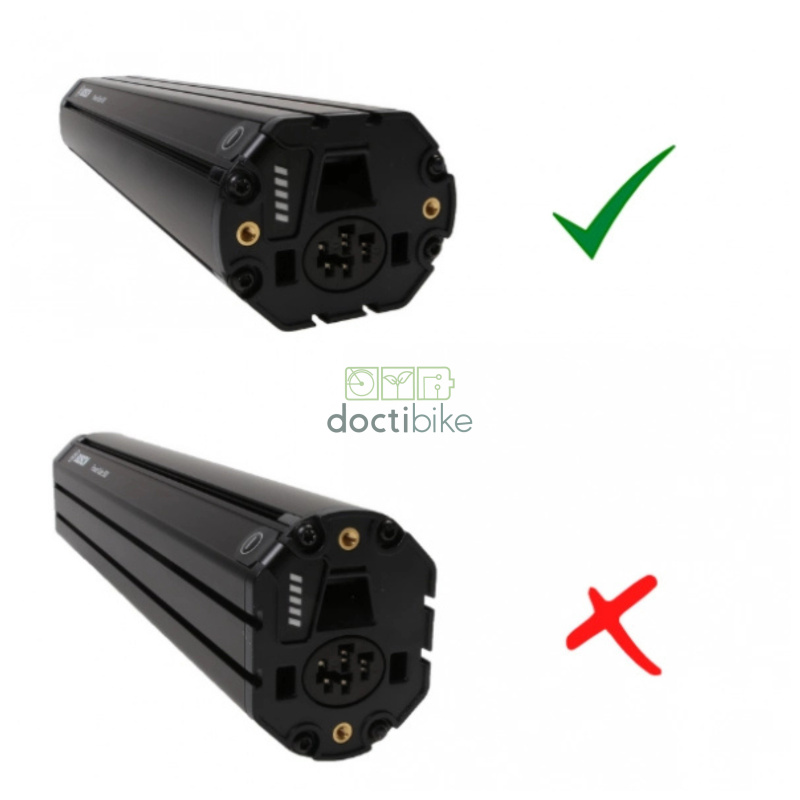 Batteria per bici Bosch PowerTube 400 Wh orizzontale - Ricondizionata, grado Argento