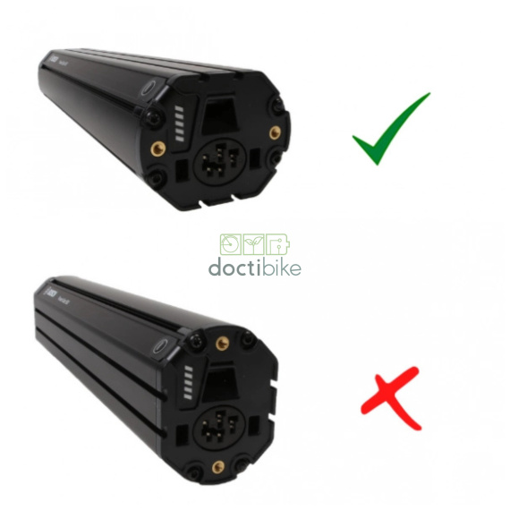 Batteria per bici Bosch PowerTube 400 Wh orizzontale - Ricondizionata, grado Argento