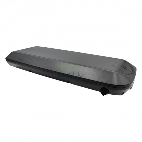 Batterie vélo Nakamura E-City 50 et 110 - 36V 13Ah - porte-bagages - vue latérale gauche