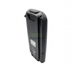 Batterie vélo Nakamura E-City 50 et 110 - 36V 13Ah - porte-bagages - vue trois quart debout