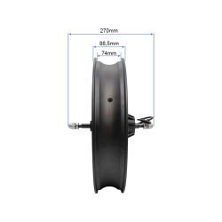 Roues arrière 20x4,0 avec moteur 250W 80Nm LITHOR/BRAVE