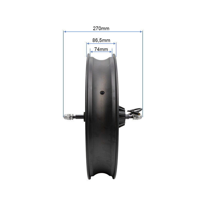 Roues arrière 20x4,0 avec moteur 250W 80Nm LITHOR/BRAVE