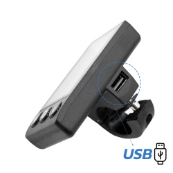 S866-scherm met waterdichte aansluitkabel en SmartGyro-USB-poort