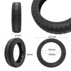 Tubeless off-road tire 60/70-6.5 with gel and valve