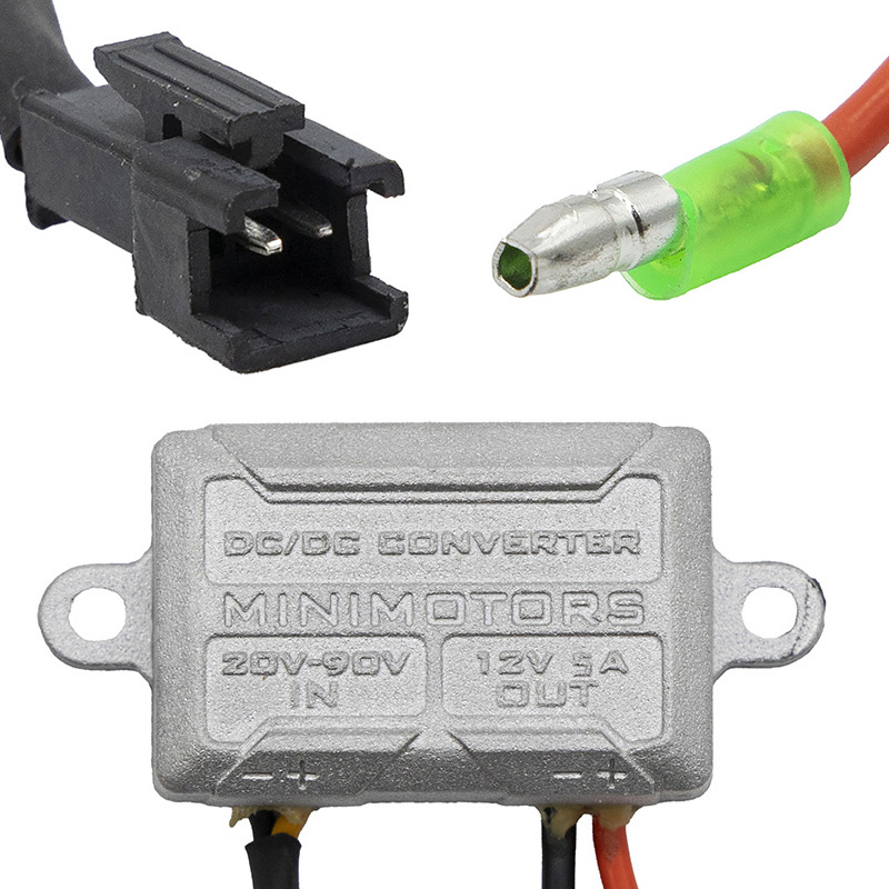 Convertitore DC 20-90V a 12V 5A originale Minimotors