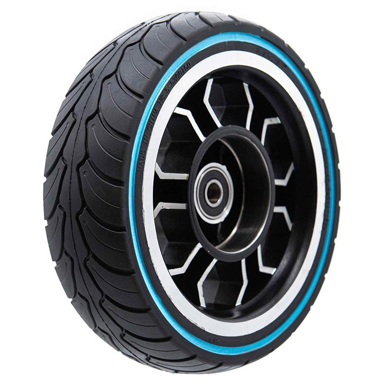 Ultralichte massieve band 8x2,5-6,1/B58 - blauwe lijn (compatibel met Dualtron Mini) [Ewheel]