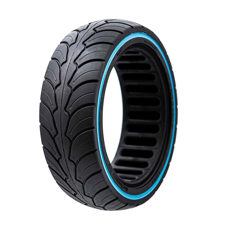 Ultraleichte Vollgummireifen 8,5x2,5-6,1/B58 - blaue Linie (geeignet für Dualtron Mini) [Ewheel]