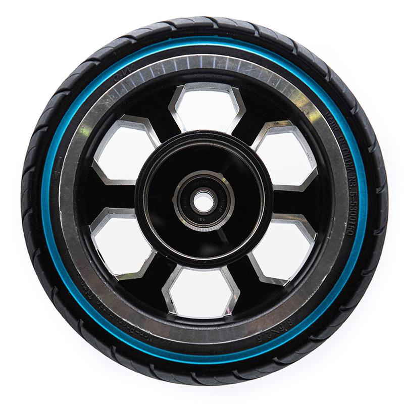 Ultraleichte Vollgummireifen 8,5x2,5-6,1/B58 - blaue Linie (geeignet für Dualtron Mini) [Ewheel]