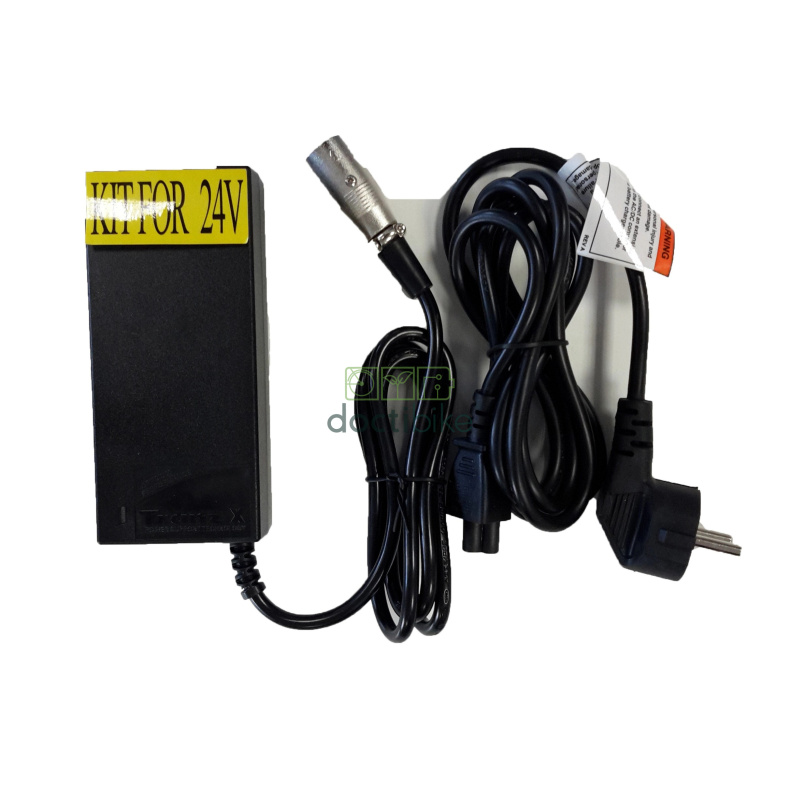 Chargeur TranzX 24V 2Ah 4 broches