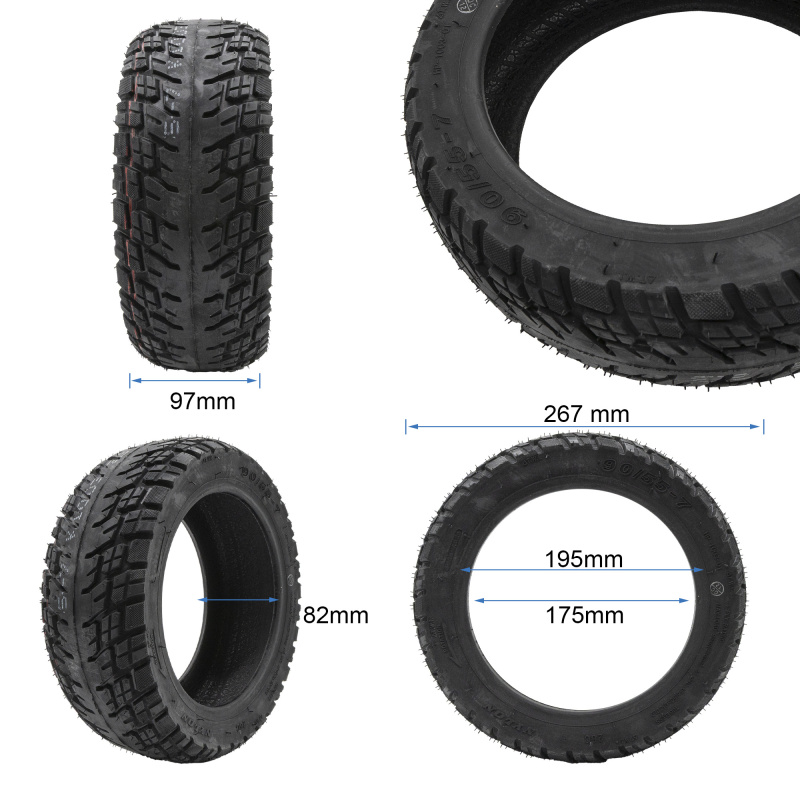 Tubeless-Offroad-Reifen 90/55-7 rot