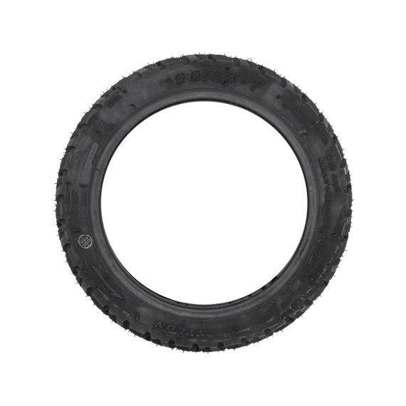 Rode tubeless offroad-band 90/55-7 met gel