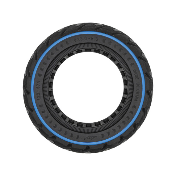 Rueda maciza off-road 9x3-5,5 azul
