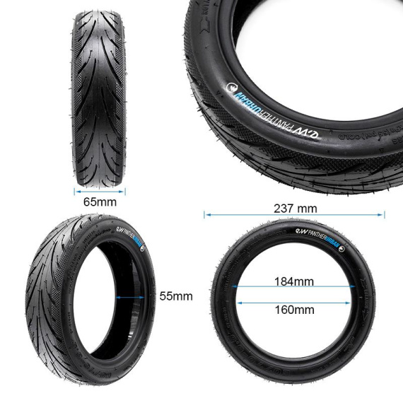 Tubeless-band 60/70-6,5 EWHEEL PANTHERURBAN met anti-lekgel