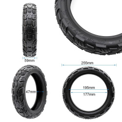Neumático tubeless mixto 60/70-7 [Ewheel]