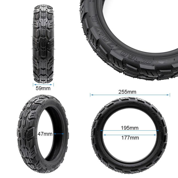 Tubeless Mixed Tire 60/70-7 [Ewheel]