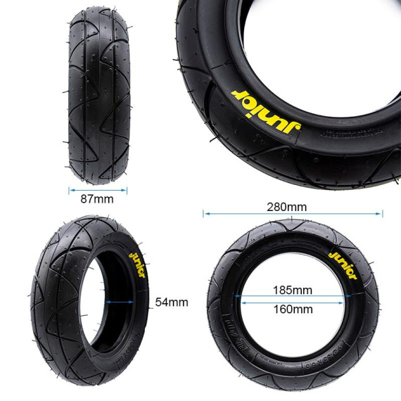 Pneumatico tubeless radial soft JUNIOR 90/65-6,5 [PMT]