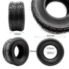 Tubeless Tire 18x9.5-8 / 225/55-8 [Feiben]