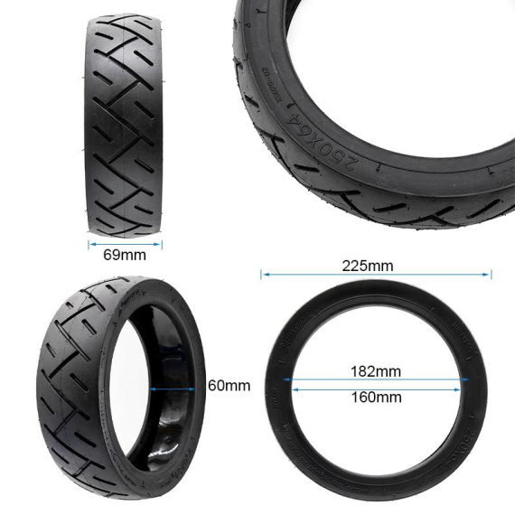 Pneu Tubeless 250x64 [Xuancheng] - Edition GEL