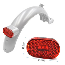 Fanale posteriore parafango 5-12V per Xiaomi 1S Essential Pro2 e MI3 - 10 pezzi