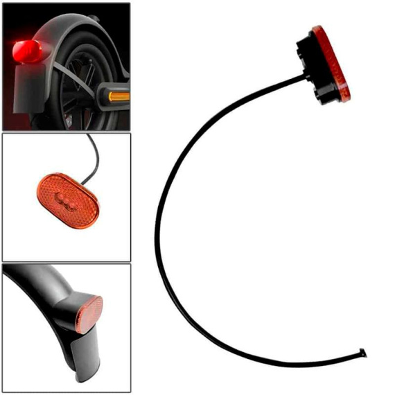 Fender Rear Light 5-12V for Xiaomi 1S Essential Pro2 and MI3 - 10pcs